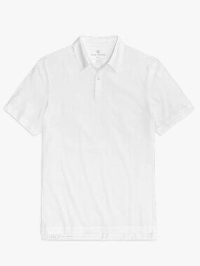 Mack Weldon Pima T-Shirt Polo - White